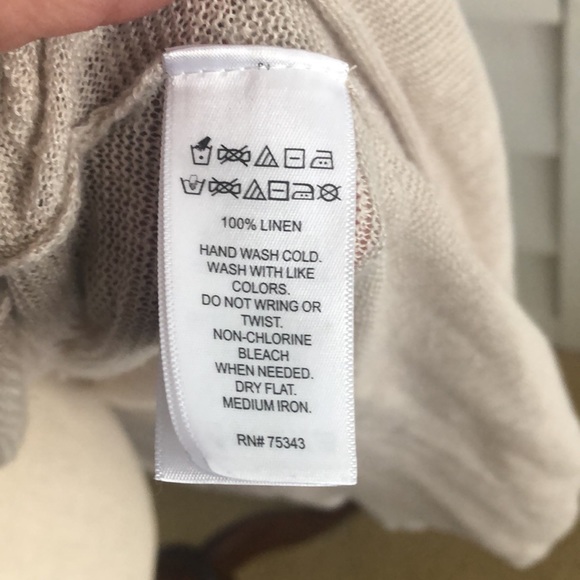 Cynthia Rowley, long light linen vest, size M, beautiful and worn once - Picture 5 of 7